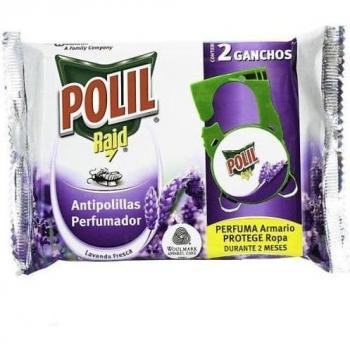 POLIL Antipolillas Colgadores Aroma Lavanda 2 Unidades x 25g