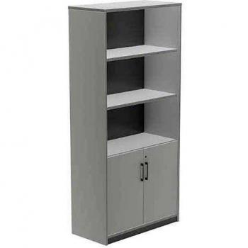 ROCADA ARMARIO DE PUERTAS BAJAS SERIE STORE CON CERRADURA A4 195X90X45CM GRIS-GRIS 1103AB02