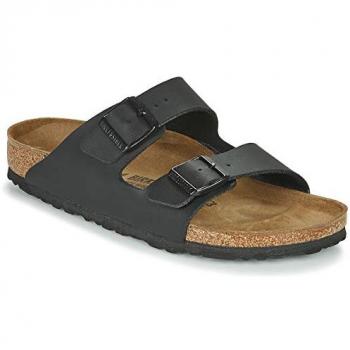 Birkenstock Arizona Black Birko-Flor Mules for Men (Sizes 35-50)