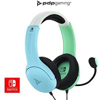 Auriculares para juegos PDP LVL 40 con cable - Aloha azul y verde