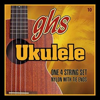 GHS 10 Standard Nylon Hawaiian Ukulele Strings Set