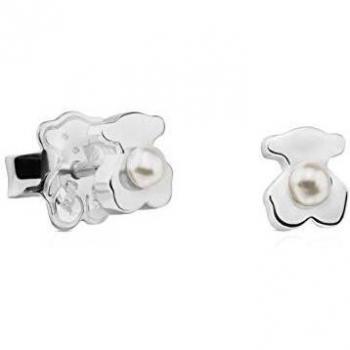 Pendientes Super Power de Plata con Perla