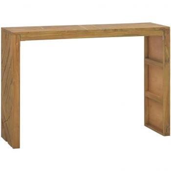 vidaXL Console Table 110x35x75 cm Solid Teak Wood