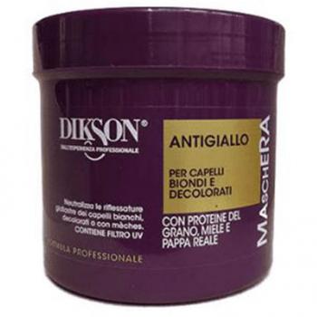 Mascarilla Antigiallo Dikson 500 ml para Cabello Rubio y Decolorado