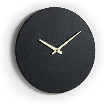 Kave Home Reloj de Pared Wenig Pizarra
