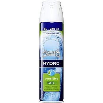 Wilkinson Sword Hydro Gel Sensitive - Gel de Afeitar para Hombre para Piel Sensible 240 ml