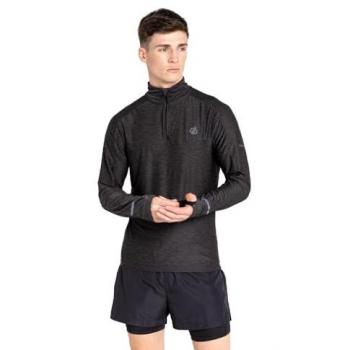 Dare 2b Men's Power Up II Thermal Lightweight Jersey Black Marl XXL