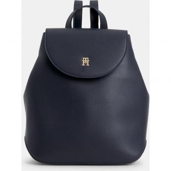 Chic Sky-Blue Expandable Backpack - Tommy Hilfiger, Blue Polyester Backpack, unisex, Size: ONE SIZE