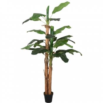 Árbol de plátano artificial 18 hojas 150 cm verde
