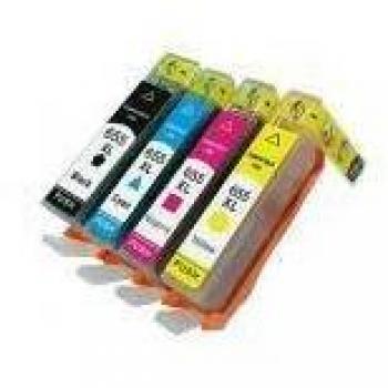 INKOEM Cartucho Compatible HP N655, Negro