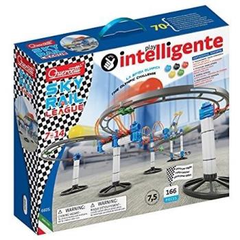 Pista de Canicas Quercetti Skyrail League - 166 Piezas Multicolor
