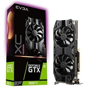 EVGA GeForce GTX 1660 Ti XC ULTRA GAMING, 6GB GDDR6, Dual Fan HDB, Placa de Vídeo 06G-P4-1267-KR