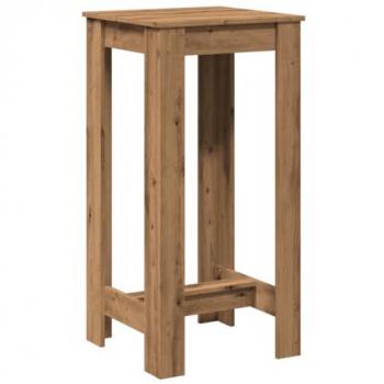 Mesa de Bar Roble Artesanal 51x50x103,5 cm Madera Multicapa