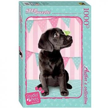 Puzzle Cachorro Negro de 1000 Piezas para Adultos
