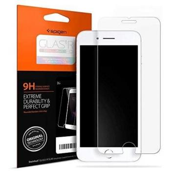 Protector de Pantalla de Vidrio Templado Spigen GLAS.tR Slim para iPhone SE (2020/2022), 8 y 7 - Transparente