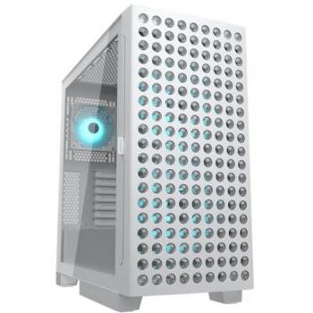 Caja Semitorre Cougar Airface ECO RGB Blanca con Ventilación Cónica y 2 Ventiladores PWM de 180 mm Preinstalados