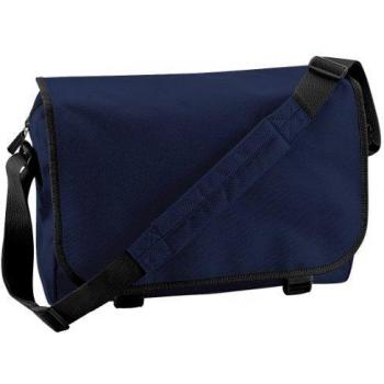 Bolsa Mensajera Ajustable Bagbase (11 Litros) Azul Marino