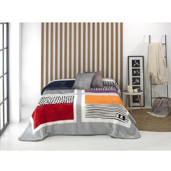 Manta Estampada HARMONY N08 de Mora Spain, Alto Volumen y Tacto Suave para Otoño E Invierno, Manta de terciopelo Harmony