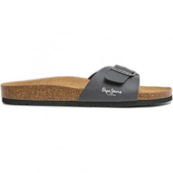 Pepe Jeans Men's Bio Single Natur Slide Sandals - Dark Grey