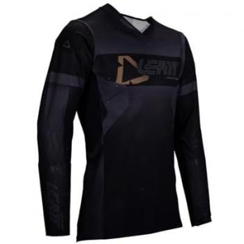 Leatt Camiseta de Cross Moto 5.5 UltraWeld Sigilo, Maillot de motocross, color negro gris marrón, modelo 2025, unisex adulto, talla M/US40/EU50
