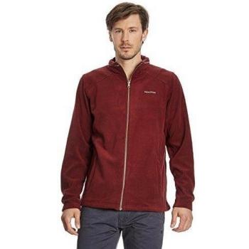 Craghoppers Kiwi Interactive Microfleece - Sudadera para hombre, color borgoña, talla M