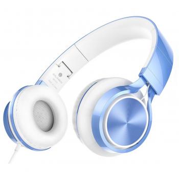 AILIHEN MS300 Headphones Over Ear Foldable 3.5 mm Wired Earphone for Smartphones Computer PC Tablet