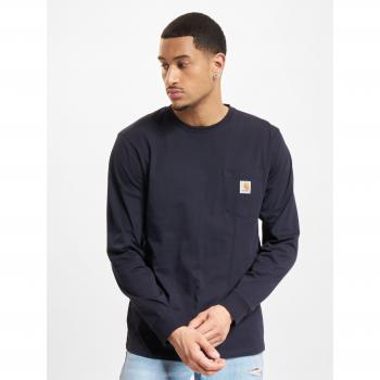Camiseta Carhartt WIP Pocket Manga Larga Azul Marino