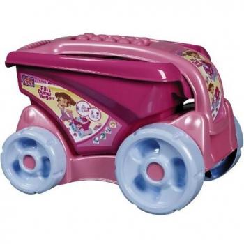 Mega Bloks - 00659U - Juego - ladrillo - Fill'n Rosa Wagon Descarga