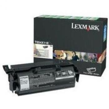 Lexmark T654 Cartucho de Tóner Original Negro Extra Alta Capacidad Return Program (T654X11E, 0T654X11E)