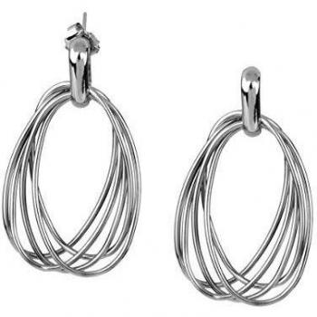 VIDAL & VIDAL Pendientes largo multi Aros ovalados