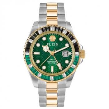 Philipp Plein GMT-I Challenger Baguettes Unisex Watch - Stainless Steel, Quartz
