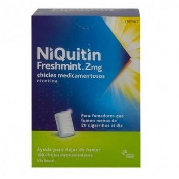 NIQUITIN MINT 2 MG CHICLES MEDICAMENTOSOS