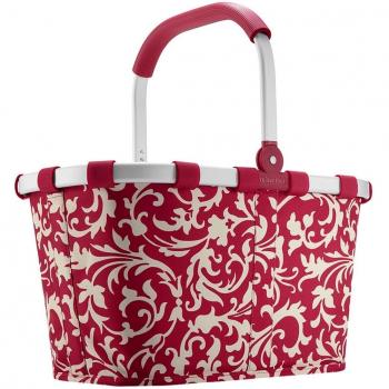 Reisenthel BK3033 - Cesta de la compra, poliéster, 48 cm, color rojo y blanco