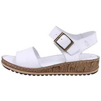 Hush Puppies Women's Ellie White Wedge Sandals - Size UK 8