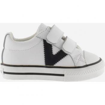 Zapatillas Victoria Tribu de efecto piel con logotipo en contraste y tiras adherentes