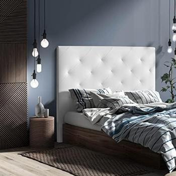 Cabecero de Cama Acolchado en Polipiel Modelo Myro - 150x120 cm - Incluye Herrajes para Colgar