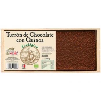 Turrón de Chocolate y Quinoa Eco Solé 200g