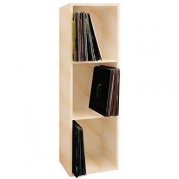 VCM Platto - Estantería para libros, figuritas, CDs/DVDs, color haya