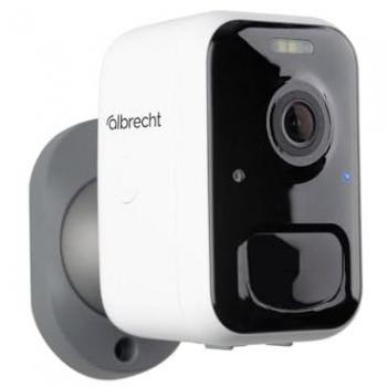 Cámara de Vigilancia IP WLAN Albrecht Home SC 100, Full HD, Visión Nocturna, Resistente al Agua IP65, Sensor de Movimiento