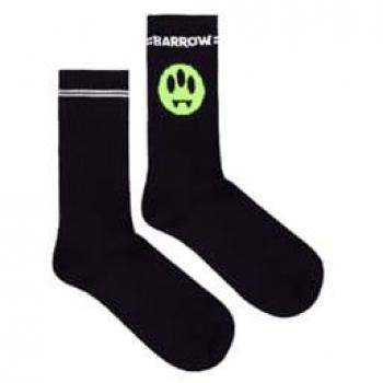 BARROW Black Cotton Logo Socks - Size: ONE SIZE - Unisex
