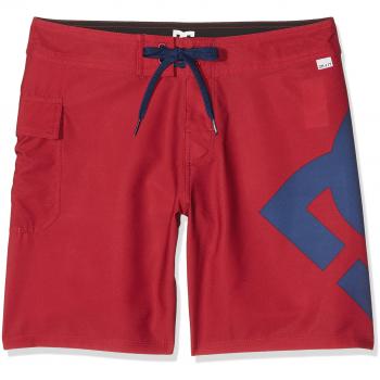 DC Hombre Lanai 18 Bañador para Hombre, Rojo