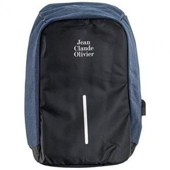 JEAN CLAUDE OLIVIER | Mochila Antirrobo e Impermeable para Portátiles y Tablets - Azul