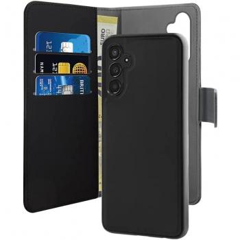 Funda Magnética Estilo Cartera Puro 2-en-1 para Samsung Galaxy A34 5G - Negro