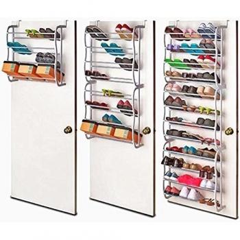 Vinteky®36 Pares Zapatero para Colgar de la Puerta
