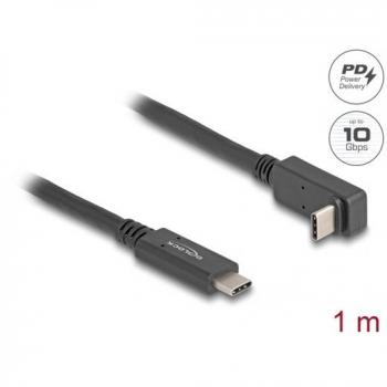 DeLOCK 80034 Cable USB 3.2 Gen 2 (3.1 Gen 2) Tipo C Negro de 1 m