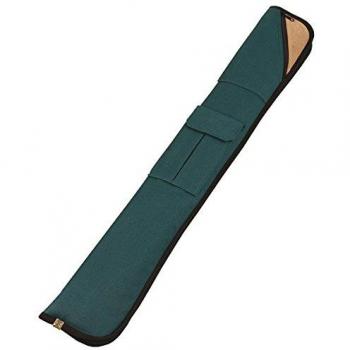 Funda negra para un taco y dos flechas verde