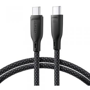 Cable USB-C 60W Transferencia Rápida Multicolor 1m Negro
