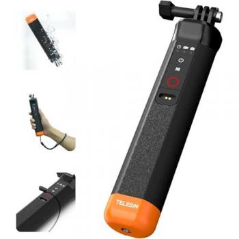 Palo de Selfie Flotante Telesin Impermeable con Control Remoto Inalámbrico para GoPro Hero 8, 9, 10, 11 y 12