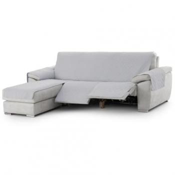 Funda Chaise Longue Relax Izquierda MonteBlanco, 100 x 110 x 200 cm, color gris, diseño de brazo corto