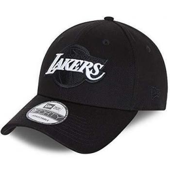 New Era Los Angeles Lakers Black Base 9forty Snapback Cap One-Size